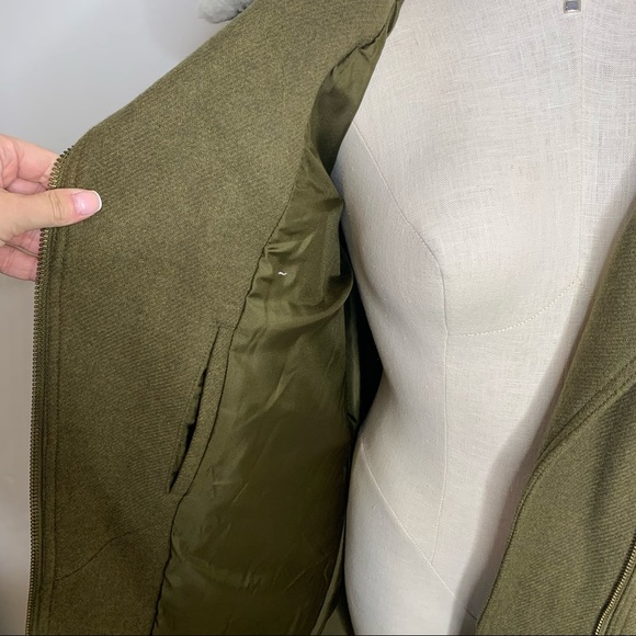 Madewell Eldridge Zip Coat Sherpa Collar Size small - Picture 9 of 16